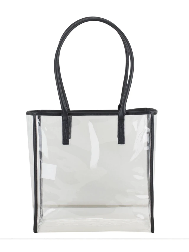 Alt view image 6 of 6 - Eastsport Clear All-Purpose Security Tote, Black