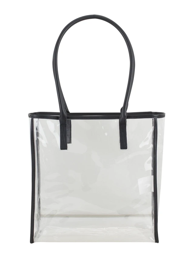 Alt view image 5 of 6 - Eastsport Clear All-Purpose Security Tote, Black