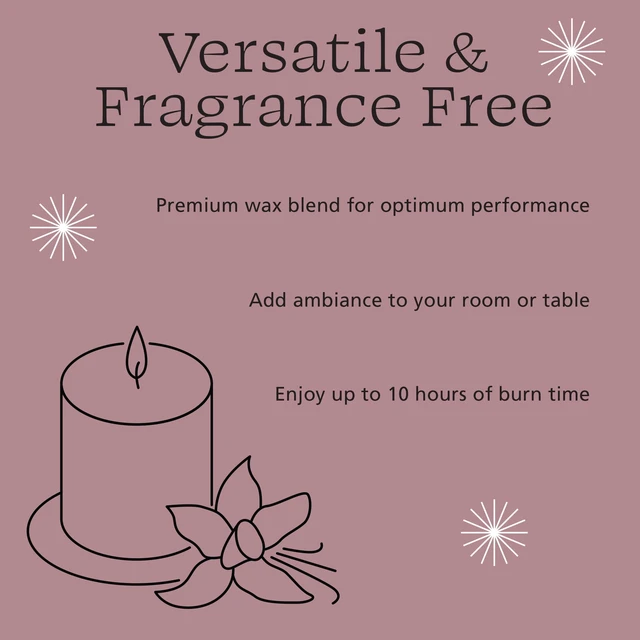 Alt view image 4 of 6 - Mainstays Paraffin Blend Wax Votive Candles Unscented Red 4 Count (Pack of 2)
