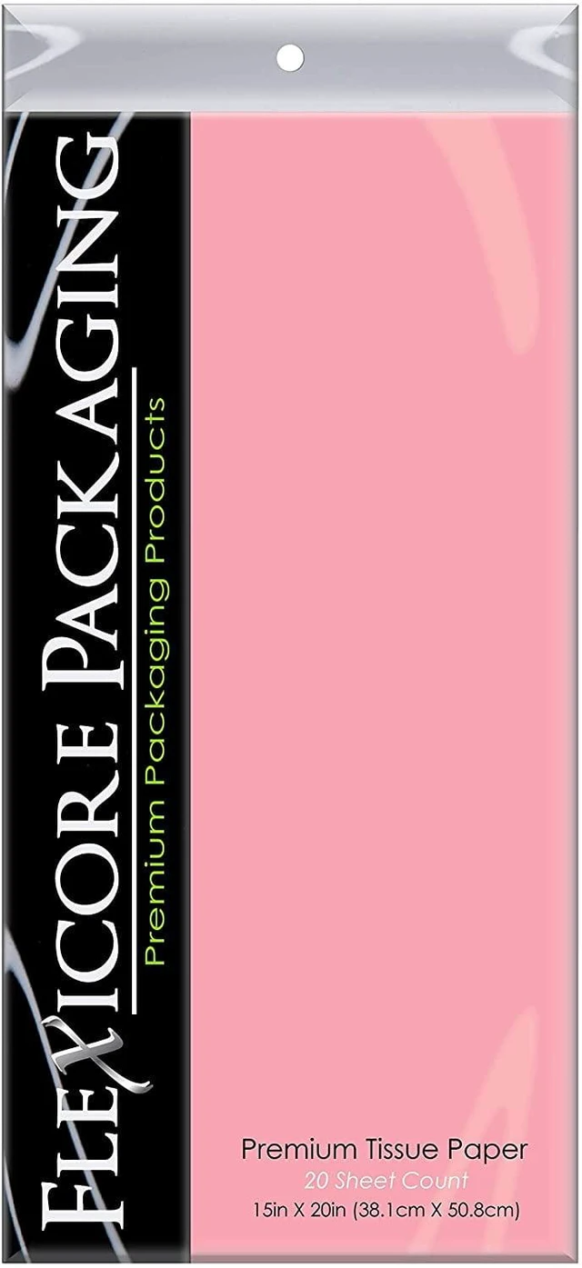 Alt view image 3 of 4 - Flexicore Light Pink Gift Wrap Tissue, 100 Rolls