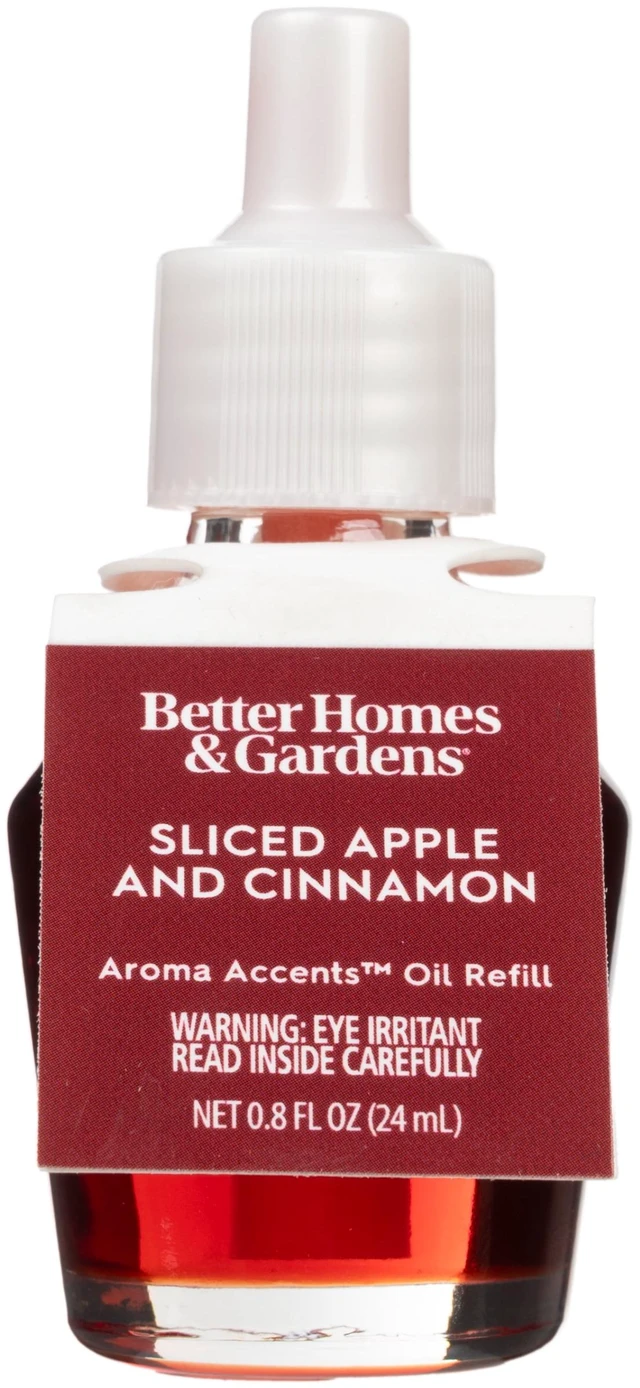Alt view image 5 of 5 - Better Homes & Gardens Aroma Accents Fragrance Oil Refill Sliced Apple Cinnamon 24mL (2 Pack)
