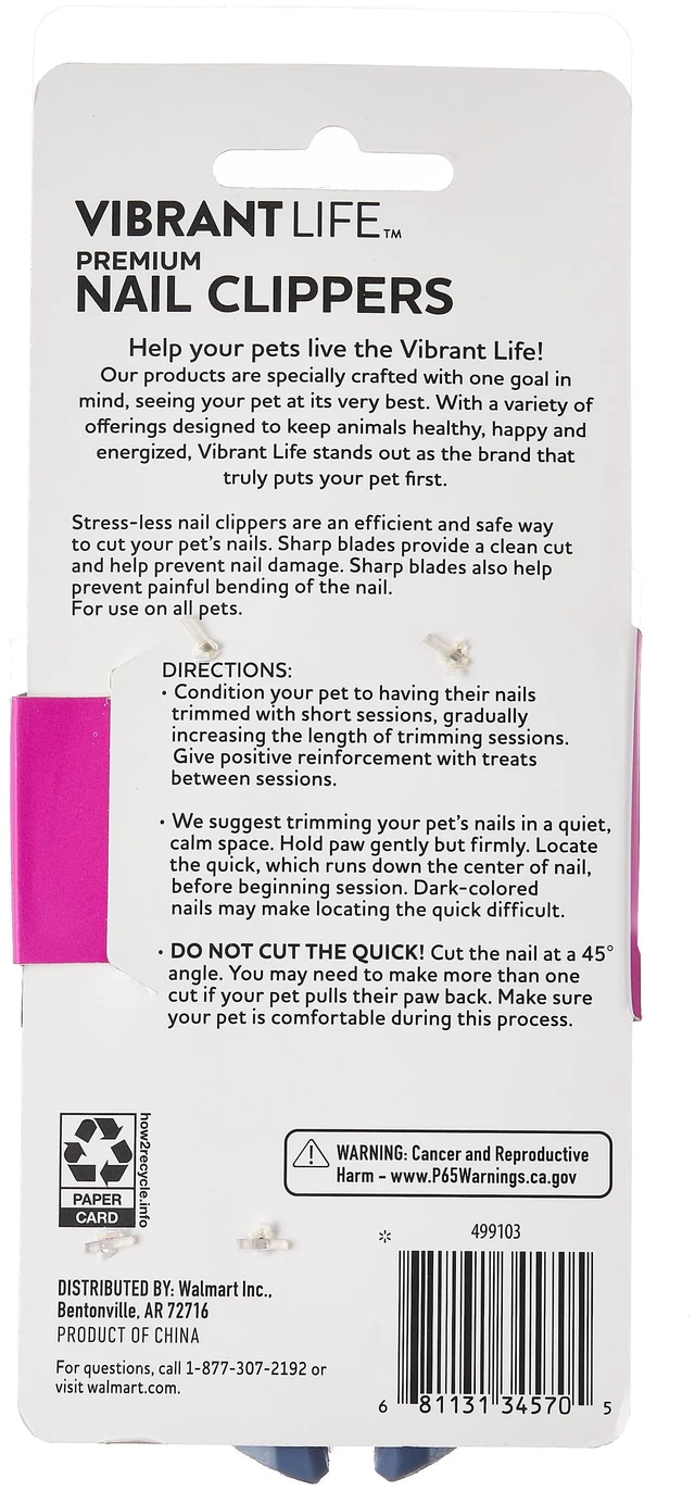 Alt view image 2 of 6 - Vibrant Life Premium Large Dog Nail Clippers