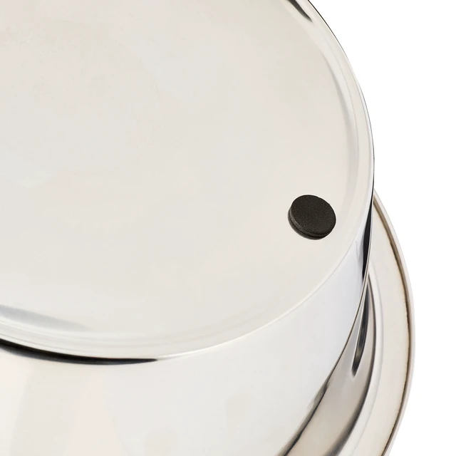 Alt view image 3 of 6 - Vibrant Life Medium 7.6-Cup Stainless Steel Pet Bowl, 2 Pack, Silver