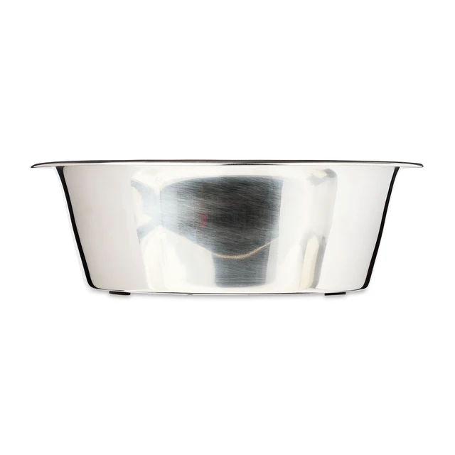Alt view image 4 of 6 - Vibrant Life Medium 7.6-Cup Stainless Steel Pet Bowl, 2 Pack, Silver