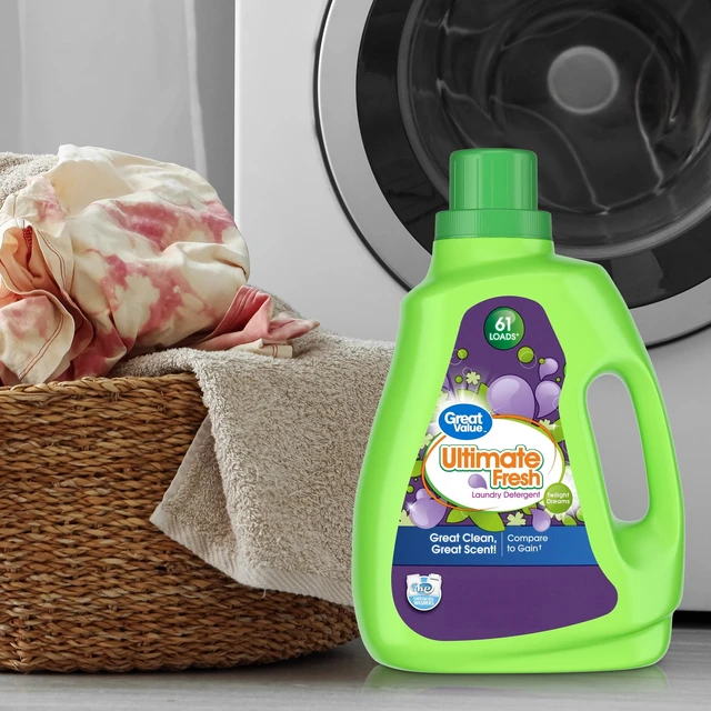 Alt view image 4 of 6 - Great Value Ultimate Fresh Laundry Detergent Twilight Dreams 88fl oz 61 Loads