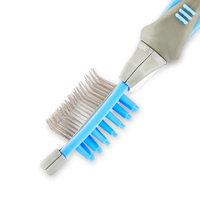 Alt view image 3 of 5 - Vibrant Life Flexible Massage and Slicker Brush for Cats