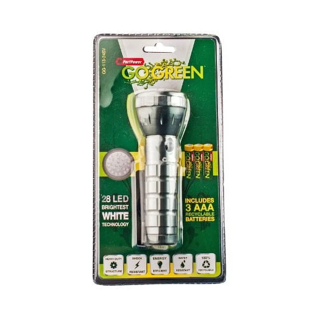 Alt view image 2 of 2 - GoGreen Power GG-113-24SV 28 LED Professional Flashlight, Aluminium Shell, Energy Efficient