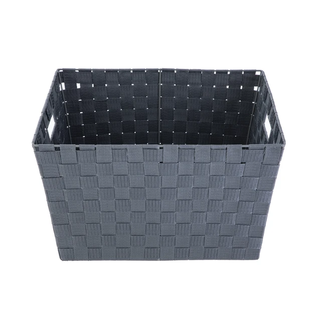 Alt view image 3 of 6 - Mainstays Medium Gray Woven Decorative Storage Basket