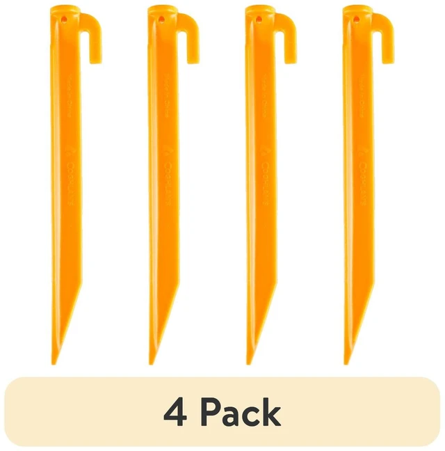 Main image of Coghlan's Tent Pegs 4-Pack - 9in, Lightweight, 100% Recycled Plastic
