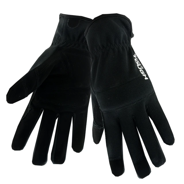Alt view image 6 of 6 - Hyper Tough Synthetic Leather Work Gloves with Knuckle Protection, 1 Pair, Size Medium, Various Colors