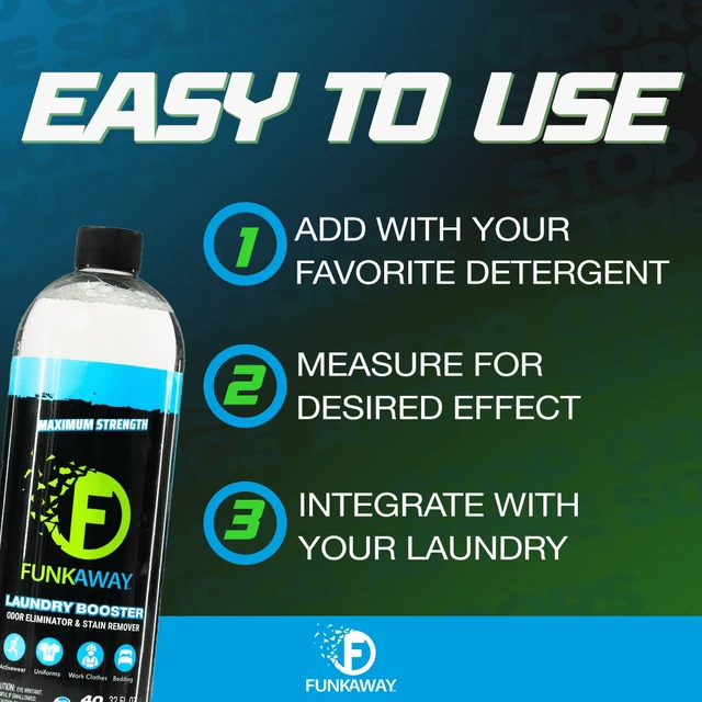 Alt view image 2 of 6 - 32fl oz FunkAway Liquid Laundry Booster