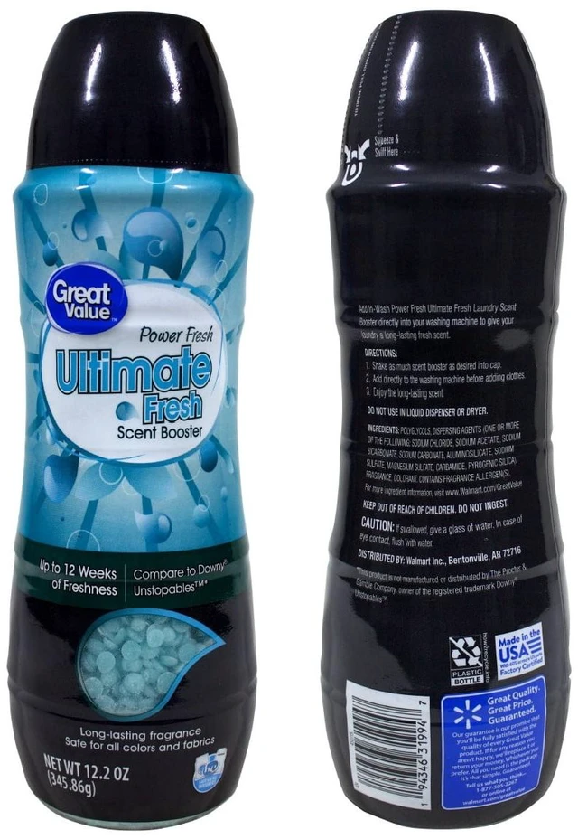 Alt view image 5 of 6 - Great Value Ultimate Fresh Scent Booster Power Fresh 12.2oz