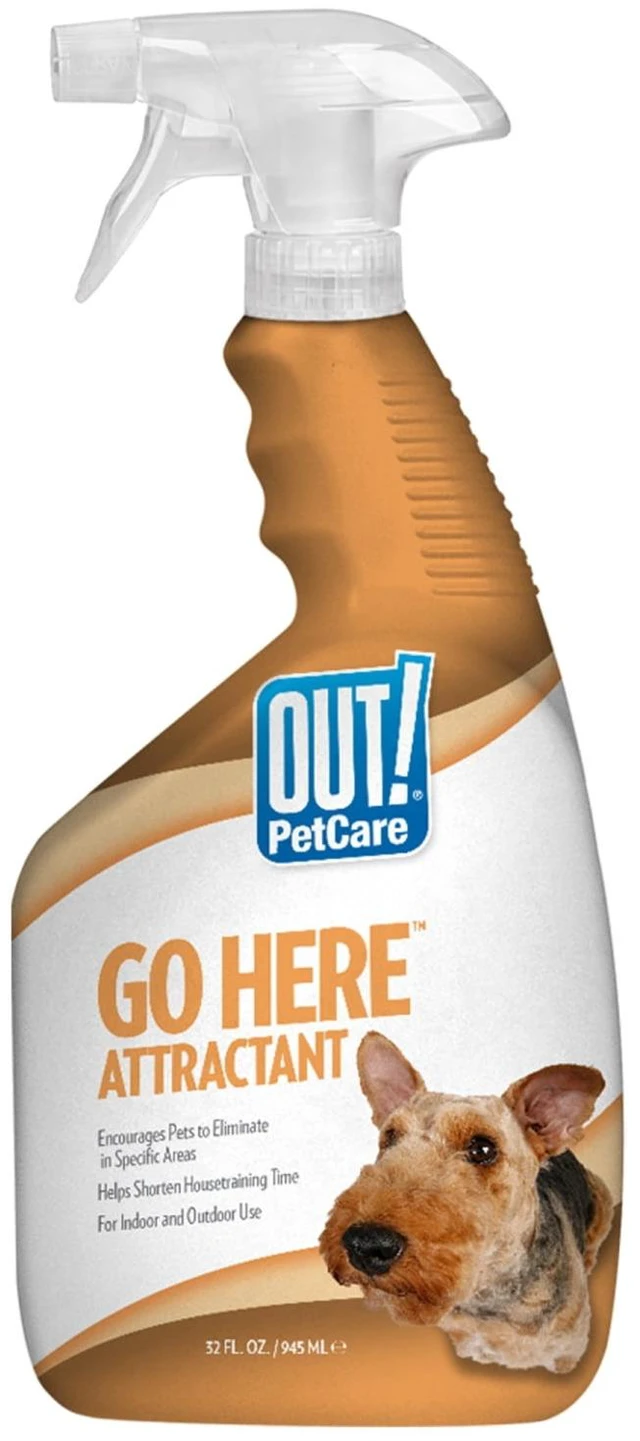 Main image of Out! Go Here Dog Potty Training Attractant Spray, 32fl oz