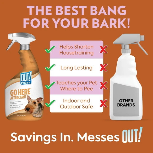 Alt view image 3 of 6 - Out! Go Here Dog Potty Training Attractant Spray, 32fl oz