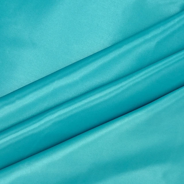 Alt view image 6 of 6 - Shason Textile Satin Precut Fabric 2 Yards, Turquoise