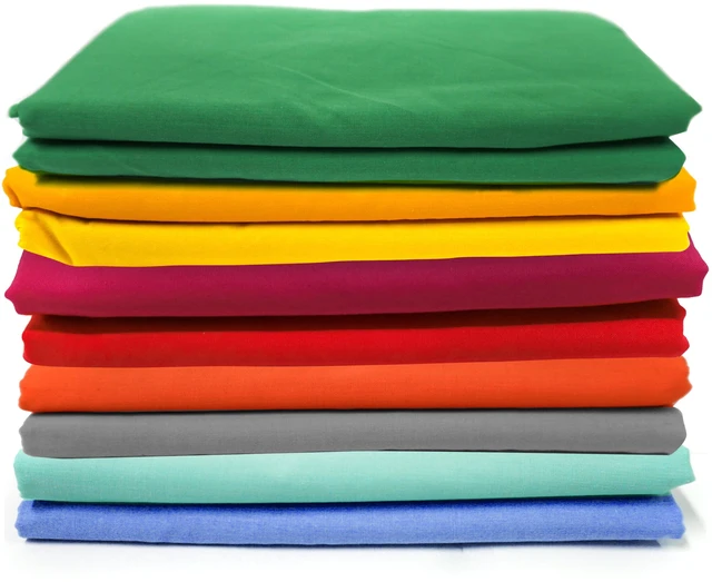 Alt view image 7 of 7 - Shason Textile Poly Cotton 44" x 3 Yards Precut Fabric for Quilting and Craft Projects, Aqua