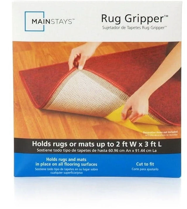 Main image of Mainstays 10" x 20" Non-Skid Non-Slip Cream Rug Pad for Indoor Use