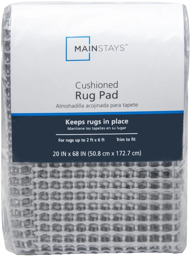 Main image of Mainstays Non-Slip Rug Pad, 2'x6', Gray