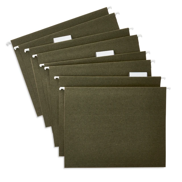 Alt view image 4 of 4 - Pen+Gear Letter Size Hanging File Folders, 12 Count, Green