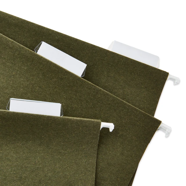Alt view image 2 of 4 - Pen+Gear Letter Size Hanging File Folders, 12 Count, Green