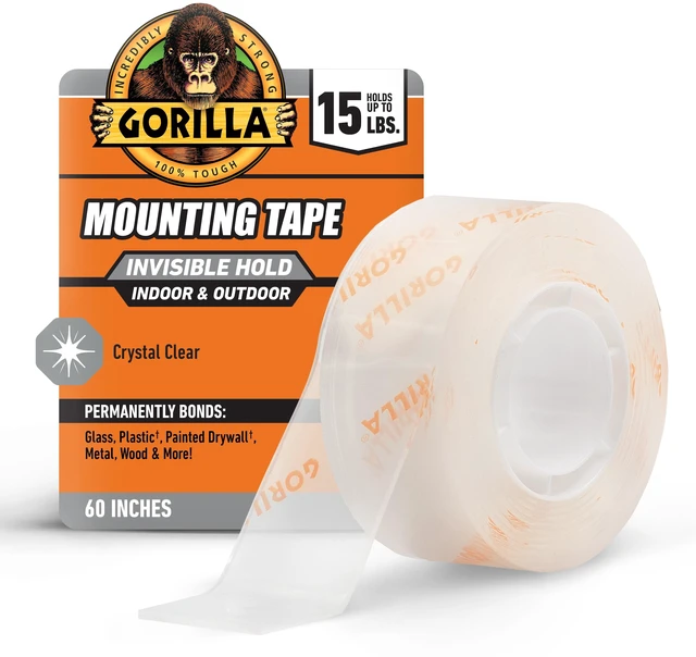 Main image of Gorilla Clear Mounting Tape 60in Roll