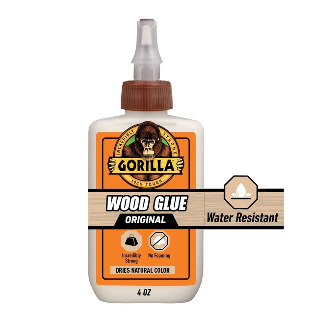Alt view image 4 of 5 - Gorilla Wood Glue Natural Wood Color, 2 Pack, 4 Ounce Bottle
