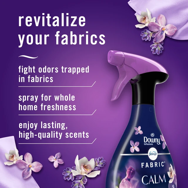 Alt view image 3 of 6 - Febreze Downy Calm Fabric Spray Air Freshener, Odor-Fighting Fabric Refresher, 27 fl oz