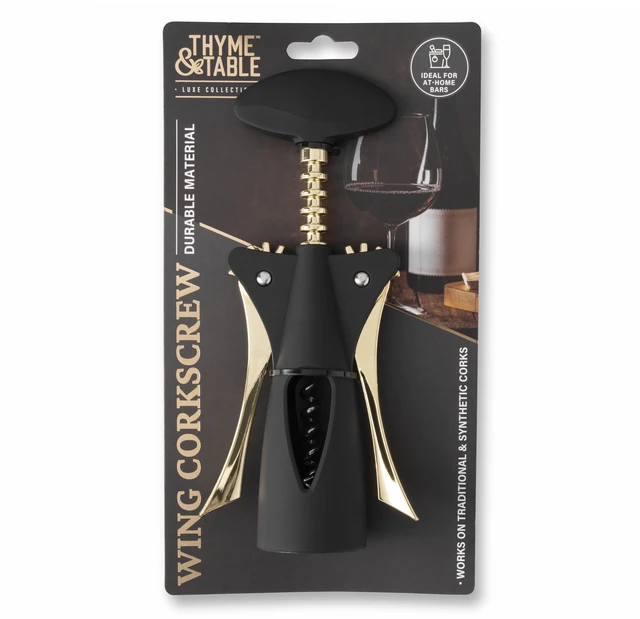Alt view image 3 of 6 - Thyme & Table Wing Corkscrew for All Corks