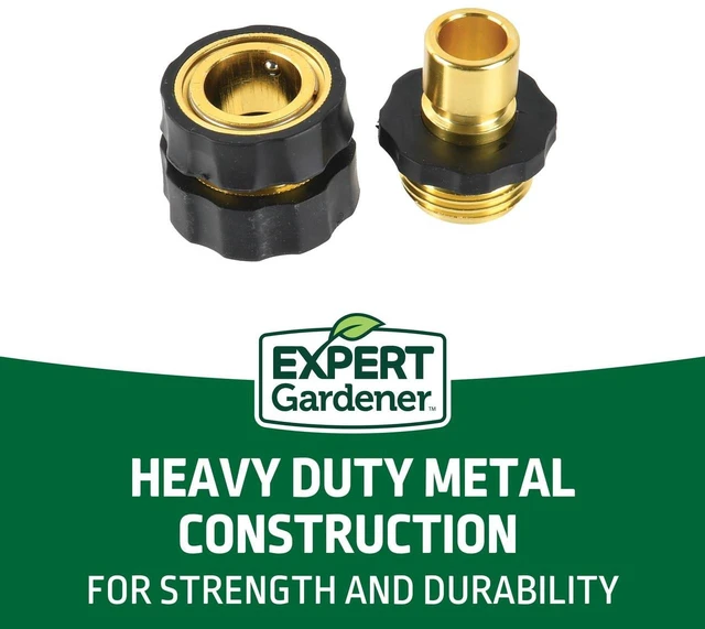 Alt view image 6 of 6 - Expert Gardener Aluminum Quick Hose Connector Set
