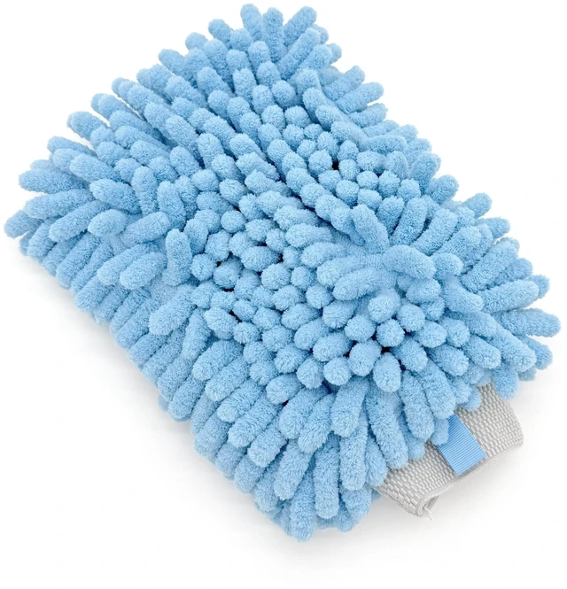 Alt view image 2 of 6 - Auto Drive Microfiber Car Wash Mitt, Blue, 1 Count