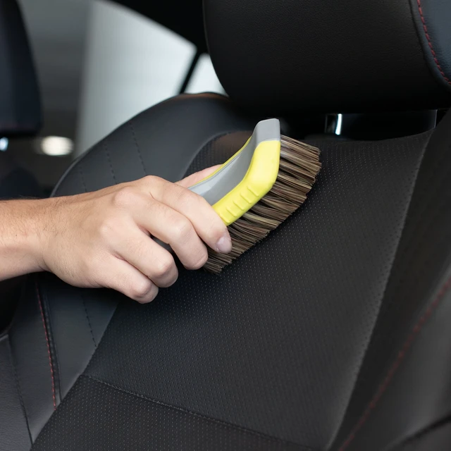 Alt view image 5 of 6 - Auto Drive 6-Inch Soft Bristle Leather Care Car Cleaning Brush
