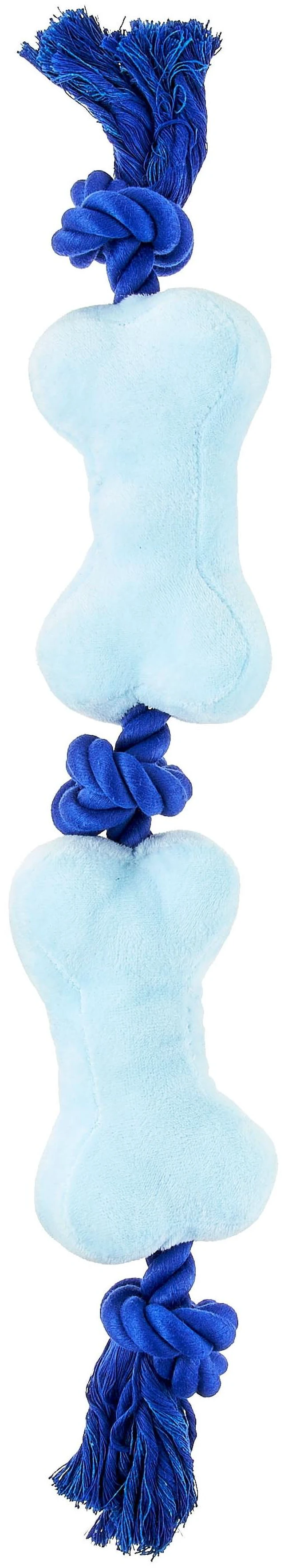 Main image of Vibrant Life Chomp and Tug Buddy Squeaky Bones Dog Chew Toy