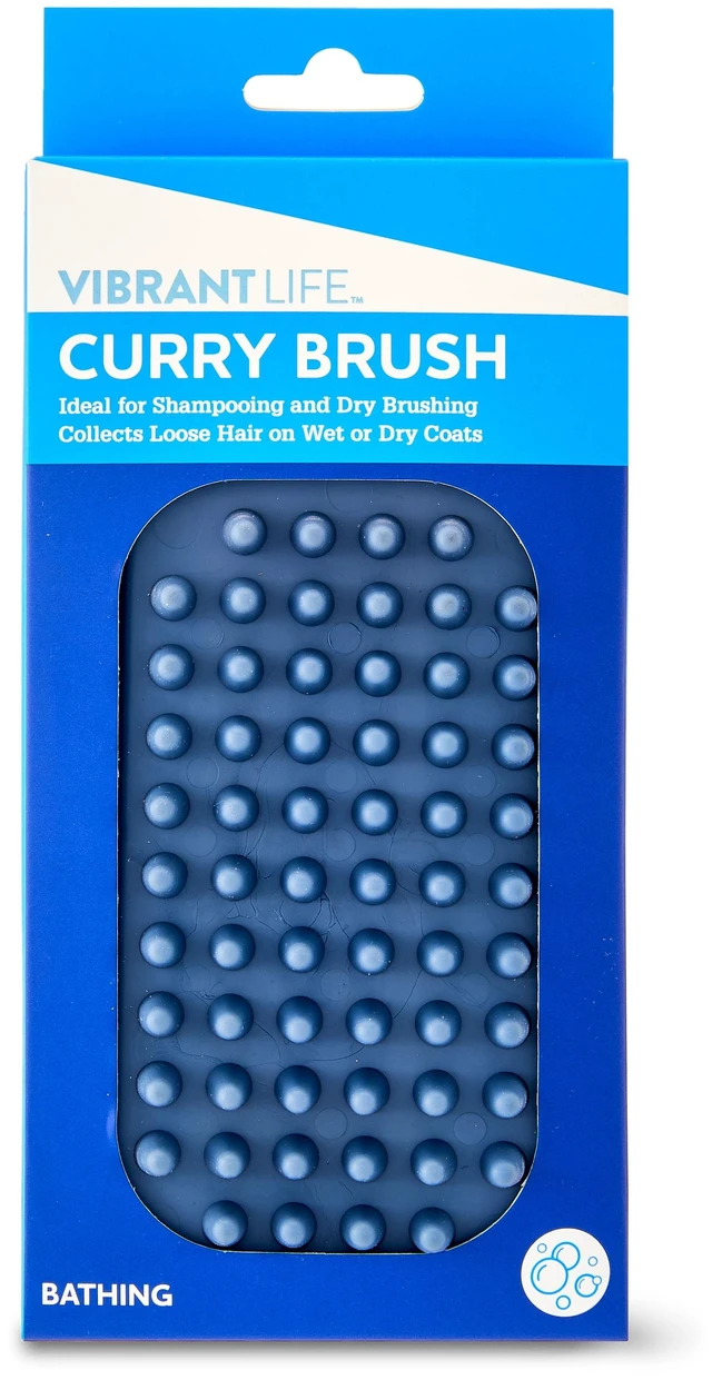 Alt view image 6 of 6 - Vibrant Life Single-Sided TPR Dog Curry Brush, 1 Count