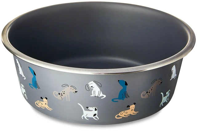 Main image of Vibrant Life 7.5-Cup Stainless Steel Large Pet Bowl Blue