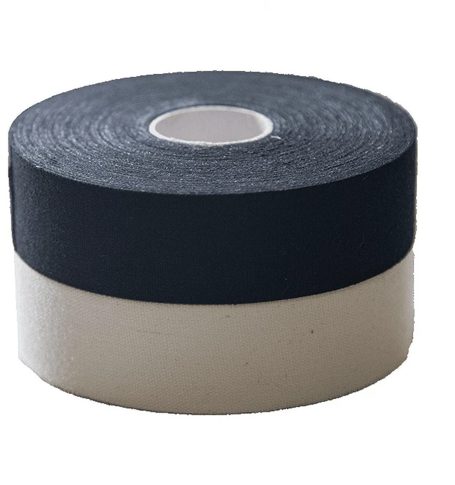 Main image of Wolf Lacrosse Grip Tape White/Black 2 Count Water Resistant Stamped Adhesive Wrap for Lacrosse & Hockey Sticks