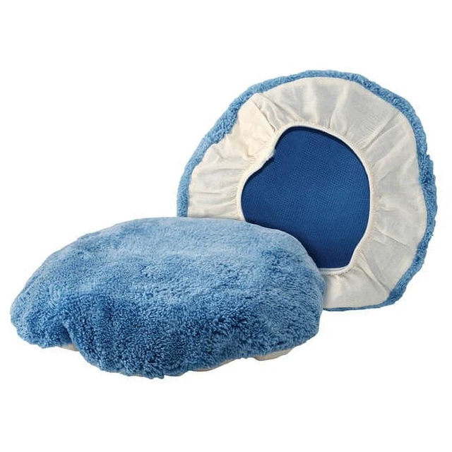 Alt view image 6 of 6 - Auto Spa 5-6 Inch Microfiber Bonnet, 2PK, Blue