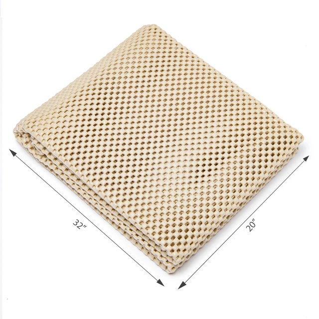 Alt view image 2 of 6 - Mainstays Deluxe Non-Slip Felt Rug Pad, Sand, 2' x 3'