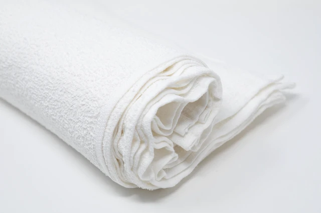 Alt view image 5 of 6 - Hyper Tough Terry Towels, 100% Cotton, 14x17in, White, 6-Pack