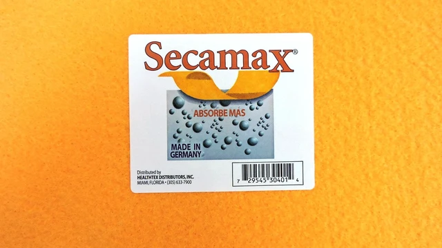 Alt view image 2 of 6 - Secamax Orange Shammy Multipurpose Cleaning Cloth (4 Pack), Authentic German Shammy, 27.5x20