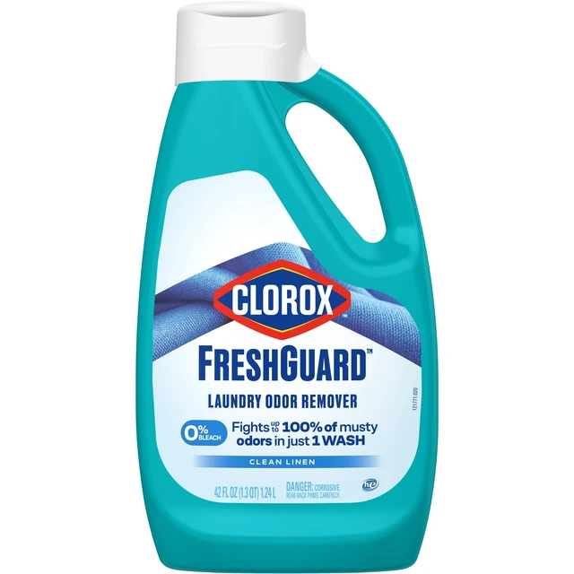 Alt view image 4 of 5 - Clorox Fresh Guard Laundry Odor Remover, 0% Bleach, Color Safe, Clean Linen Scent, 42 Fl Oz