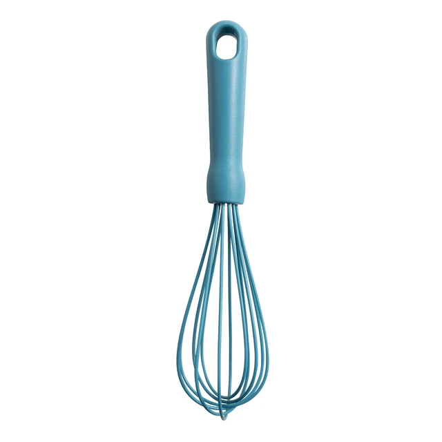 Alt view image 4 of 6 - Mainstays 3-Piece Silicone Whisk Set, 10.5in/10.4in/9.6in, Blue