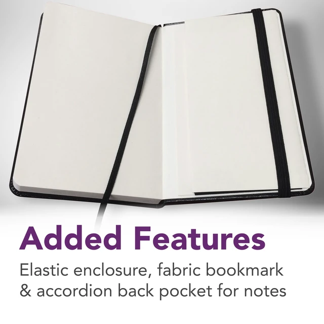 Alt view image 5 of 7 - Daler-Rowney Simply Sketchbook, Hardcover, Black, Soft White Pages, 100gsm, 144 Pages, 3.5" x 5.5"