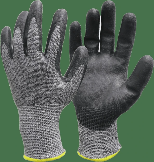 Main image of ANSI A4 HPPE PU-Coated Hyper Tough Work Gloves, Full Finger, Men's Medium