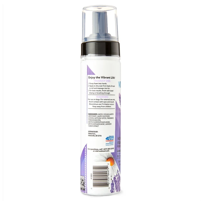 Alt view image 2 of 7 - Vibrant Life No-Rinse Dog Shampoo, Lavender