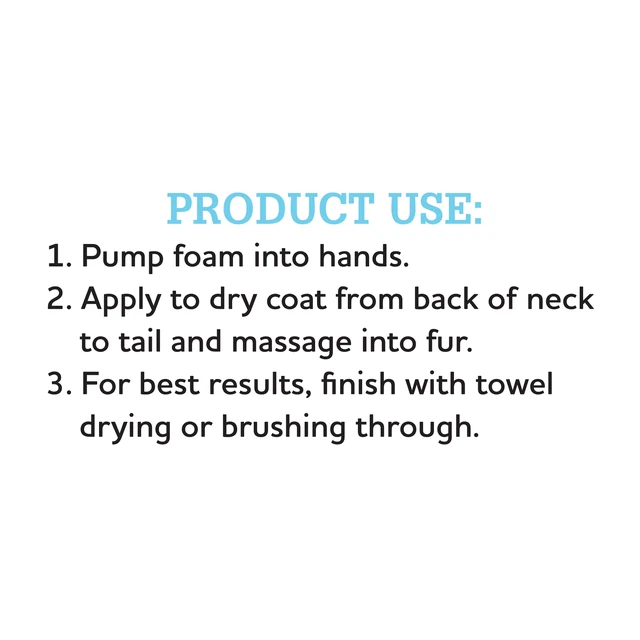 Alt view image 2 of 7 - Vibrant Life Dander and Odor Reducing Waterless Foaming Cat Shampoo, 8fl oz