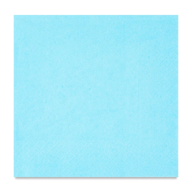 Alt view image 2 of 6 - 24 Count (6 Pack) 6.5in x 6.5in Light Blue Disposable Paper Napkins by Way To Celebrate