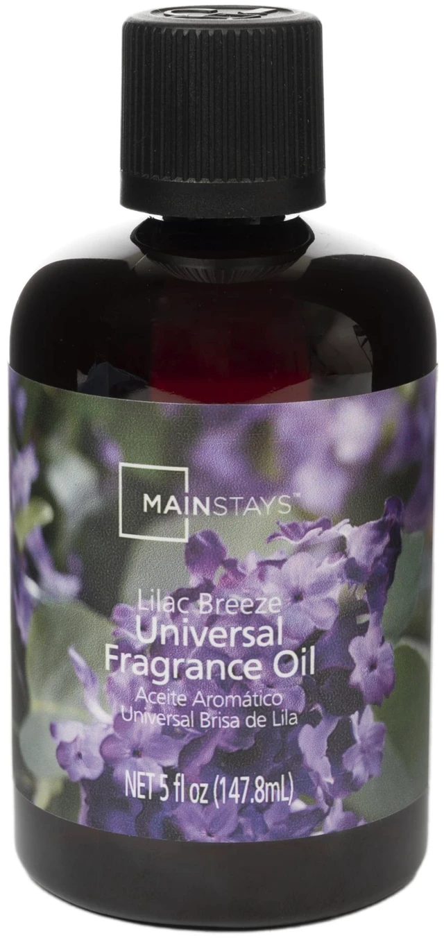Main image of Mainstays Lilac Breeze Universal Fragrance Oil, 5 fl oz, for Fragrance Oil Diffusers, Fragrance Warmers, Potpourri, and Wicking Fragrance Diffusers