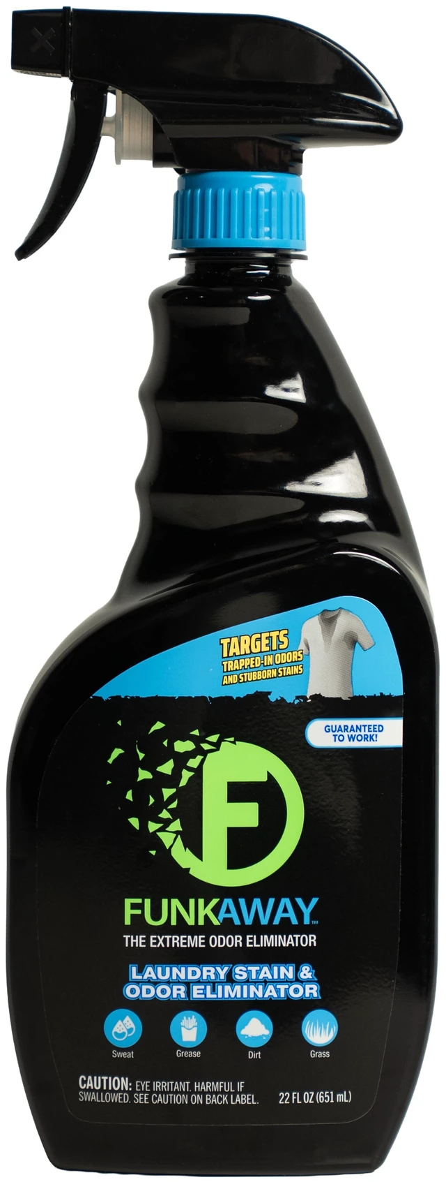 Main image of FunkAway Laundry Odor Eliminator & Stain Remover 22 fl oz, Pre-Wash Deodorizer Spray for Sweat, Smoke & Pet Smells