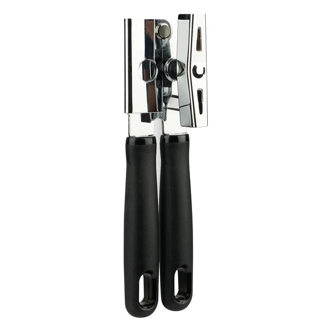 Alt view image 4 of 6 - Mainstays Manual Can Opener, Stainless Steel, Comfort Cushion Handle Grip, Black