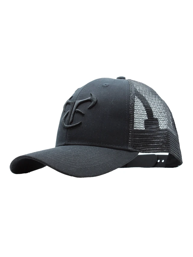 Alt view image 2 of 4 - TrueTimber Unisex Mesh Cap, Jet Black